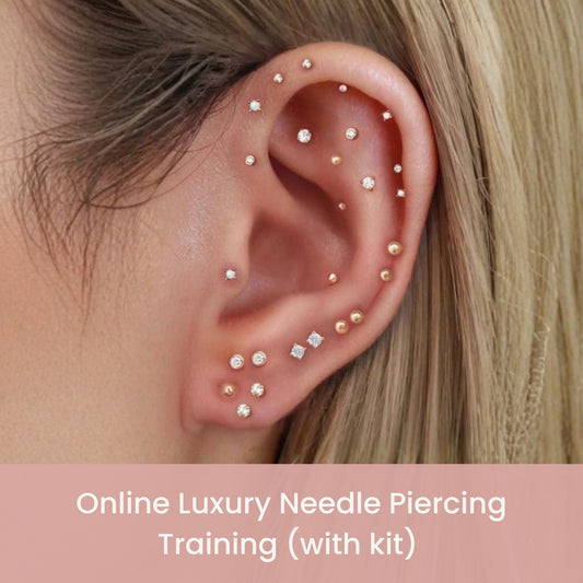 Online Luxury Needle Piercing Training (with kit)