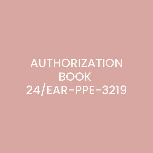 Authorization Book 24/Ear-PPE-3219